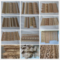 Carved decorative wood moulding trim